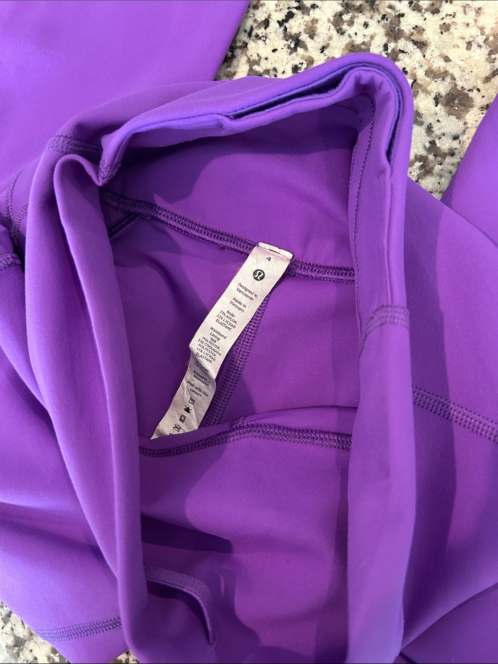 lululemon athletica Purple High-Rise Athletic leggings - Picture 4 of 6